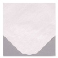 Placemats | Hoffmaster TC8704471 16.63 x 12.75 Bond Paper Scalloped Edge Traymat - White (1,000/Carton) image number 1