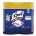 Cleaning Cloths & Wipes | LYSOL Brand 19200-80296 1-Ply 7 in. x 7.25 in. Lemon and Lime Blossom Disinfecting Wipes - White (2/Pack) image number 1