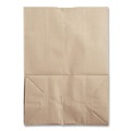 Grocery Bags | Ross & Wallace Paper Products 110401 10.13 in. x 6.75 in. x 14.38 in. 1/8 BBL 57 lbs. Capacity Squat Paper Grocery Bags - Kraft (500/Bundle) image number 2