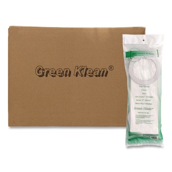Green Klean GK-QVAC GK-Q-Vac Replacement Vacuum Bag (10/Carton)
