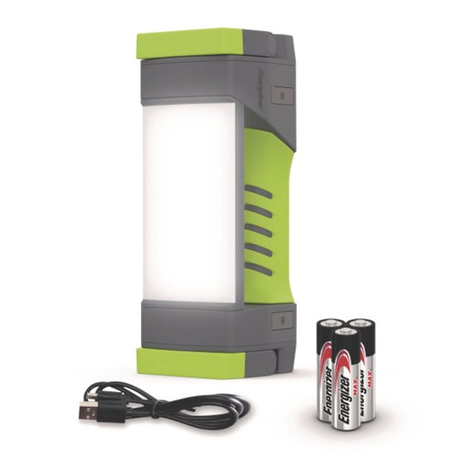 Office Flashlights | Energizer ENYPWL31 Rechargeable Lithium-Ion Pro Series Work Light with 3 AA Batteries - Gray/Green image number 0