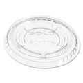 Souffle & Portion Cups | Dart PL100N PET Portion/Souffle Cup Lids Fits 0.5 - 1 oz. Cups - Clear (2500/Carton) image number 2