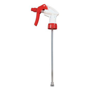 SPRAYERS AND PUMPS | Impact 590624-91 9.88 in. Tube Fits 32 oz. Bottles General Purpose Trigger Sprayer - Red/White (24/Carton)