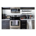 Condiment Organizers | Safco 3291BL 16 in. x 8.5 in. x 5.25 in. 7 Compartments Steel Mesh Onyx Breakroom Organizers - Black image number 1
