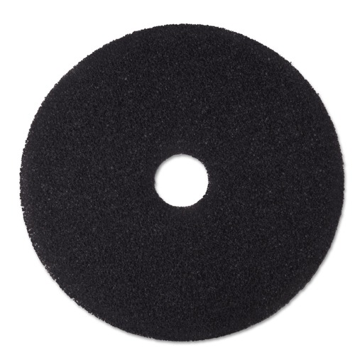Floor Pads-Stripping | 3M 7200-20 20 in. Low-Speed Stripper Floor Pads - Black (5/Carton) image number 0