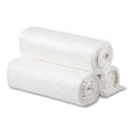 High-Density Trash Bags | Inteplast Group EC242406N High-Density 10 gal. 6 microns Commercial Can Liners - Natural (1000/Carton) image number 1
