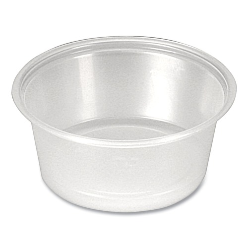 Cups | Fabri-Kal PPC150 1.5 oz Plastic Portion Cups - Clear (2500/Carton) image number 0