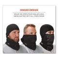 Head & Face Protection | Ergodyne 16823 N-Ferno 6823 One Size Fits Most Fleece Hinged Balaclava Face Mask - Black image number 5