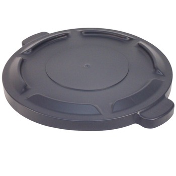 WASTE RECEPTACLE LIDS | Impact GL200203 Value-Plus 20.4 in. Flat-Top Lids for 20-Gallon Gator Containers - Gray