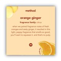 Hand Soaps | Method MTH01474 10 oz. Pump Bottle Foaming Hand Wash - Orange Ginger (6/Carton) image number 1