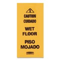 Signs | Rubbermaid Commercial FG627677YEL 12.25 in. x 12.25 in. x 36 in. Multilingual Wet Floor Safety Cone image number 2