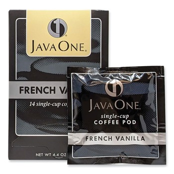  | Java One 39870406141 Single Cup Coffee Pods - French Vanilla (14/Box)