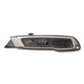 Knives & Multi-Purpose Tools | GreatNeck 12243 1.25 in. Blade 3.5 in. Plastic Handle Retractable Utility Knife - Black/Gray image number 4