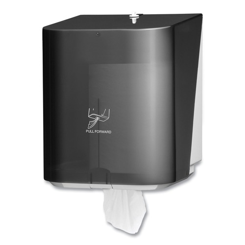 Towel Dispensers | Kimberly-Clark Professional 09335 In-Sight 10.65 in. x 10 in. x 12.5 in. Sr. Center Pull Dispenser - Smoke image number 0