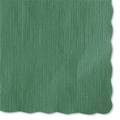Placemats | Hoffmaster 310528 9-1/2 in. x 13.50 Solid Color Scalloped Edge Placemats - Hunter Green (1000/Carton) image number 1