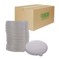Food Containers & Lids | Eco-Products EP-BLRLID 7.93 in. x 0.6 in. Worldview 100% Recycled Content Lid - Clear (400/Carton) image number 0