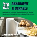 Perforated Roll & Hand Towels | Cascades PRO K250 8 in. x 11 in. 2-Ply Select Kitchen Roll Towels (12/Carton) image number 2