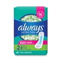 Feminine Care Products | Always 59874PK Super Long 10 Hour Ultra Thin Pads (40/Pack) image number 0