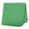 Cleaning Cloths & Wipes | Rubbermaid Commercial 1820582 16 in. x 16 in. Microfiber Cleaning Cloths - Green (24/Pack) image number 2