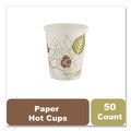 Cups | Dixie 2340PATH Pathways 10 oz. Paper Hot Cups (50/Sleeve, 20 Sleeves/Carton) image number 5