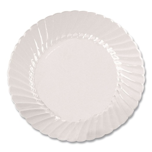 Plates | WNA WNA RSCW101212 10.25 in. Diameter Plastic Classicware Plates - Clear (144/Carton) image number 0