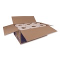 Perforated Roll & Hand Towels | Tork 121202 Advanced 2-Ply 8.5 in. x 11.8 in. Centerfeed Hand Towels - White (6/Carton) image number 2