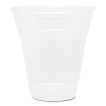 Karat C-KC12 12 oz. 98 mm Rim Diameter PET Plastic Cups - Clear (1000/Carton)