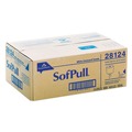 Perforated Roll & Hand Towels | Georgia Pacific Professional 28124 SofPull 7.8 in. x 15 in. 1-Ply Center-Pull Perforated Paper Towels - White (320/Roll, 6-Rolls/Carton) image number 1
