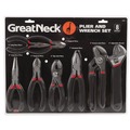Tool Kits | Great Neck 87900 8-Piece Steel Pliers And Wrench Tool Set image number 1