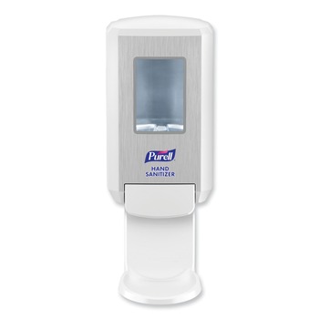 PURELL 5121-01 CS4 6.12 in. x 4.48 in. x 10.81 in. 1,200 mL Hand Sanitizer Dispenser - White (1/Carton)