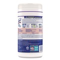 Cleaning Cloths & Wipes | LYSOL Brand 19200-81700 7 in. x 7.5 in. 1-Ply Dual Action Disinfecting Wipes - Citrus Scent White/Purple image number 3