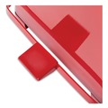 Waste Receptacles | Rubbermaid Commercial FGST7EPLRD 4 gal. Defenders Heavy-Duty Steel Step Can - Red image number 1