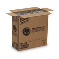 Cup Lids | Dixie D9542B 10 oz. - 20 oz. Cups Drink-Thru Plastic Lids - Black (1000/Carton) image number 3