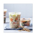 Food Containers & Lids | Pactiv Corp. YSD2516 2 in. x 2 in. x 2 in. 16 oz. Newspring DELItainer Microwavable Plastic Container - Clear (240/Carton) image number 5
