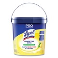 Cleaning Cloths & Wipes | LYSOL Brand 19200-99856 6 in. x 8 in. 1-Ply Professional Disinfecting Wipe Bucket - Lemon and Lime Blossom White image number 0