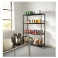 Racks & Shelving | Alera ALESW504818BL NSF Certified Industrial 48 in. x 18 in. x 72 in. 4-Shelf Wire Shelving Starter Kit - Black image number 9