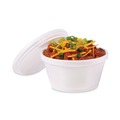 Food Containers & Lids | Dart 8SJ20 8 oz. Extra Squat Foam Container - White (50 Packs/Carton) image number 7