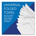 Perforated Roll & Hand Towels | Scott 01960 7.8 in. x 12.4 in. 1-Ply Pro Scottfold Towels - White (25 Packs/Carton) image number 2