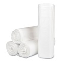 High-Density Trash Bags | Inteplast Group S404816N 45 gal. 16 microns 40 in. x 48 in. High-Density Interleaved Commercial Can Liners - Clear (25 Bags/Roll, 10 Rolls/Carton) image number 0