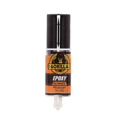 Adhesives/Glues | Gorilla Glue 113442 0.85 oz. Syringe Epoxy Ultimate - Dries Black image number 0