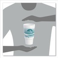 Cups | Dart 32AJ20H 32 oz. Horizon Hot/Cold Foam Drinking Cups - Teal/White (400/Carton) image number 7