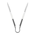 Cooking & Serving Utensils | Carlisle 60756003 9.5 in. Stainless Steel Dura-Kool Tongs - Silver/Black image number 2