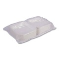 Food Containers & Lids | Eco-Products EP-HC91NFA Vanguard 9 in. x 9 in. x 3 in. 1-Compartment Renewable and Compostable Sugarcane Clamshells - White (200/Carton) image number 3