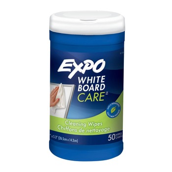 EXPO 81850A 6 in. x 9 in. Dry-Erase Board-Cleaning Wet Wipes