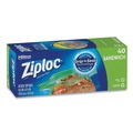 Resealable Bags | Ziploc 383179 6.5 in. x 5.88 in. Resealable Sandwich Bags - Clear (480/Carton) image number 3