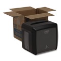 Napkin Dispensers | Georgia-Pacific 54527A Dixie Ultra 7.6 in. x 6.1 in. x 7.2 in. Tabletop Napkin Dispenser - Black image number 3