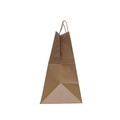 Shopping Bags | Solupac TKNTAOUDE 12 in. x 9 in. x 15.75 in. Take Out Twist Handle Bag - Natural (200/Carton) image number 2