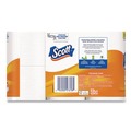 Toilet Tissues | Scott 47618 ComfortPlus 1-Ply Septic Safe Toilet Paper Double Roll Bath Tissue - White (48/Carton) image number 2