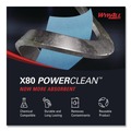 Perforated Roll & Hand Towels | WypAll 41043 Power Clean X80 12.4 in. x 12.2 in. Jumbo Roll Heavy Duty Cloths - Blue (475/Roll) image number 8