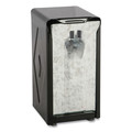 Napkin Dispensers | San Jamar H900BK 150 Capacity 3.75 in. x 4 in. x 7.5 in. Tall Fold Tabletop Napkin Dispenser - Black image number 2